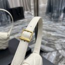 [REP 1:1] Saint Laurent Le 57 Hobo Shoulder Bag White For Women, Women's Bags 9.8in/25cm YSL 698567AAAO09207