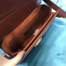 [REP 1:1] Saint Laurent Le Carré Satchel In Canvas And Box Natural Beige & Brick For Women 9in/23cm YSL