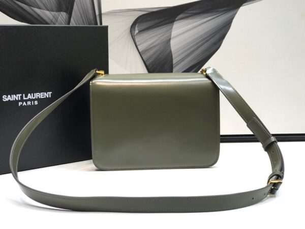 [REP 1:1] Saint Laurent Le Carre Satchel In Box Dark Green For Women 9in/23cm YSL