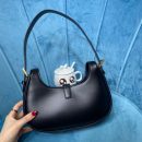 [REP 1:1] Saint Laurent Le Fermoir Hobo Bag Black For Women 9.5in/24cm YSL 672615 2ZA2W