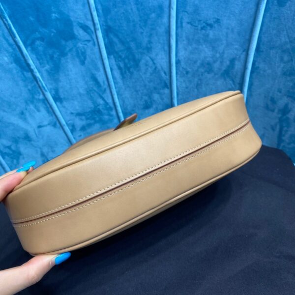 [REP 1:1] Saint Laurent Le Fermoir Hobo Bag Brown For Women 9.5in/24cm YSL