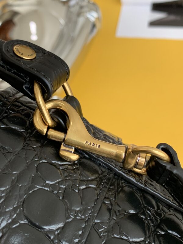 [REP 1:1] Saint Laurent Le Maillon Hook Bucket Bag Black For Women, Women's Bags 10.6in/27cm YSL