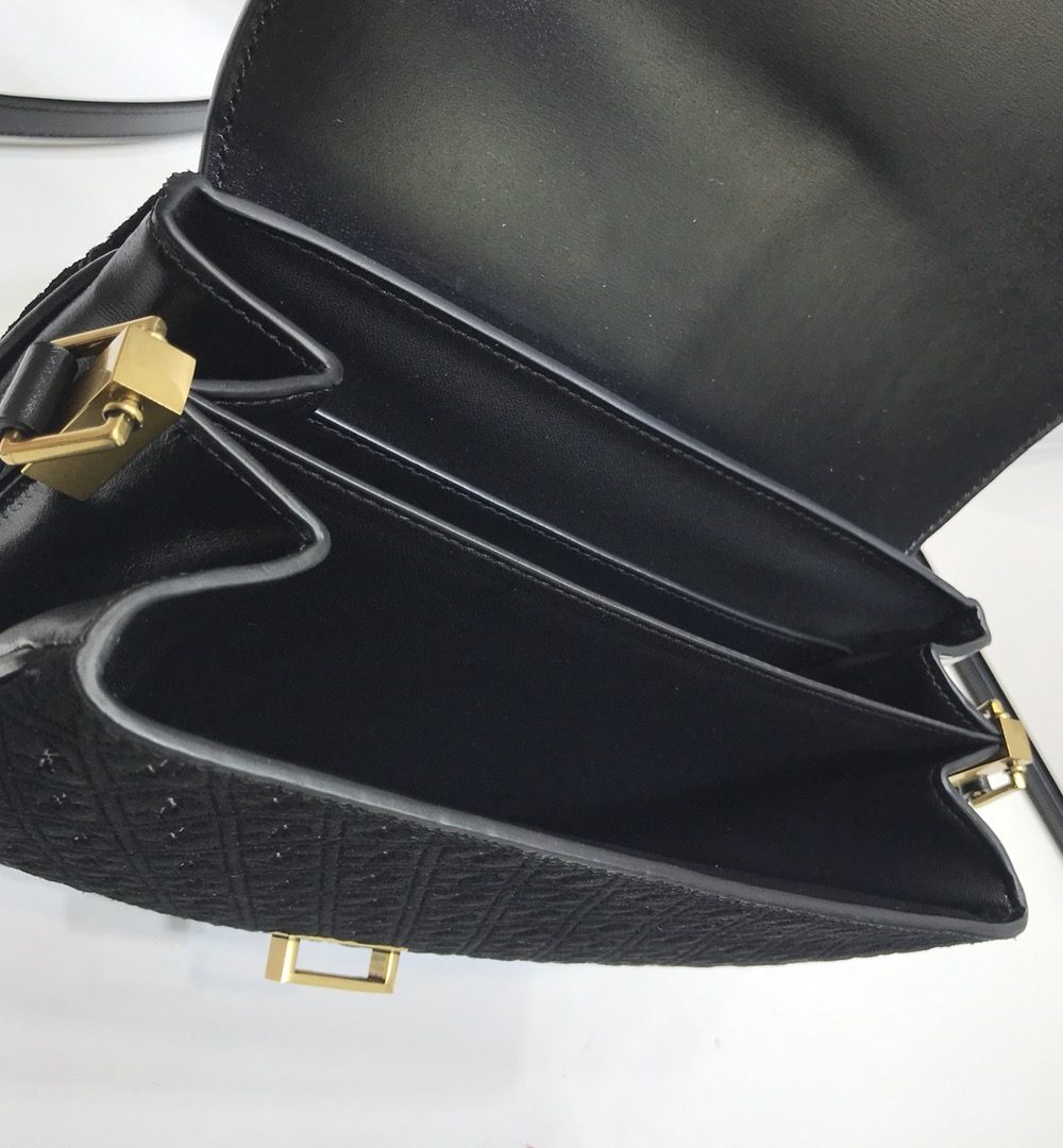 [REP 1:1] Saint Laurent Le Monogramme Small Satchel In Monogram Canvas And Smooth Black For Women 9in/23cm YSL