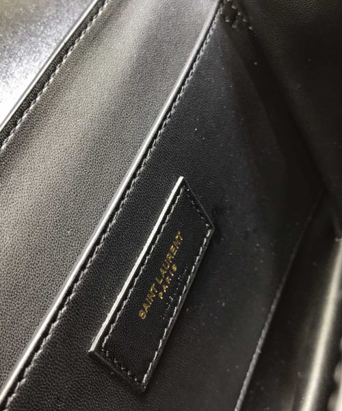 [REP 1:1] Saint Laurent Le Monogramme Small Satchel In Monogram Canvas And Smooth Black For Women 9in/23cm YSL
