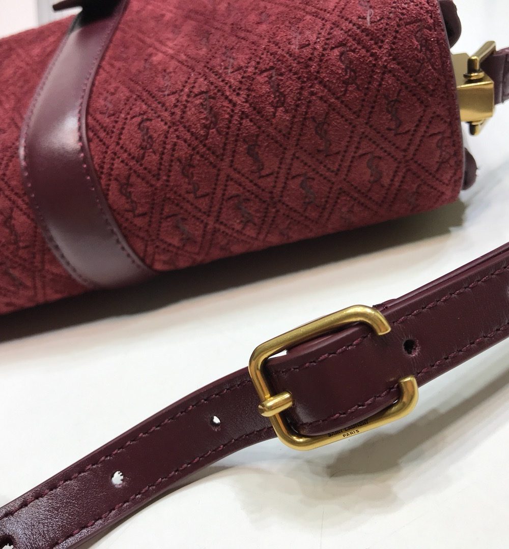 [REP 1:1] Saint Laurent Le Monogramme Small Satchel In Monogram Canvas And Smooth Bungurdy For Women 9in/23cm YSL