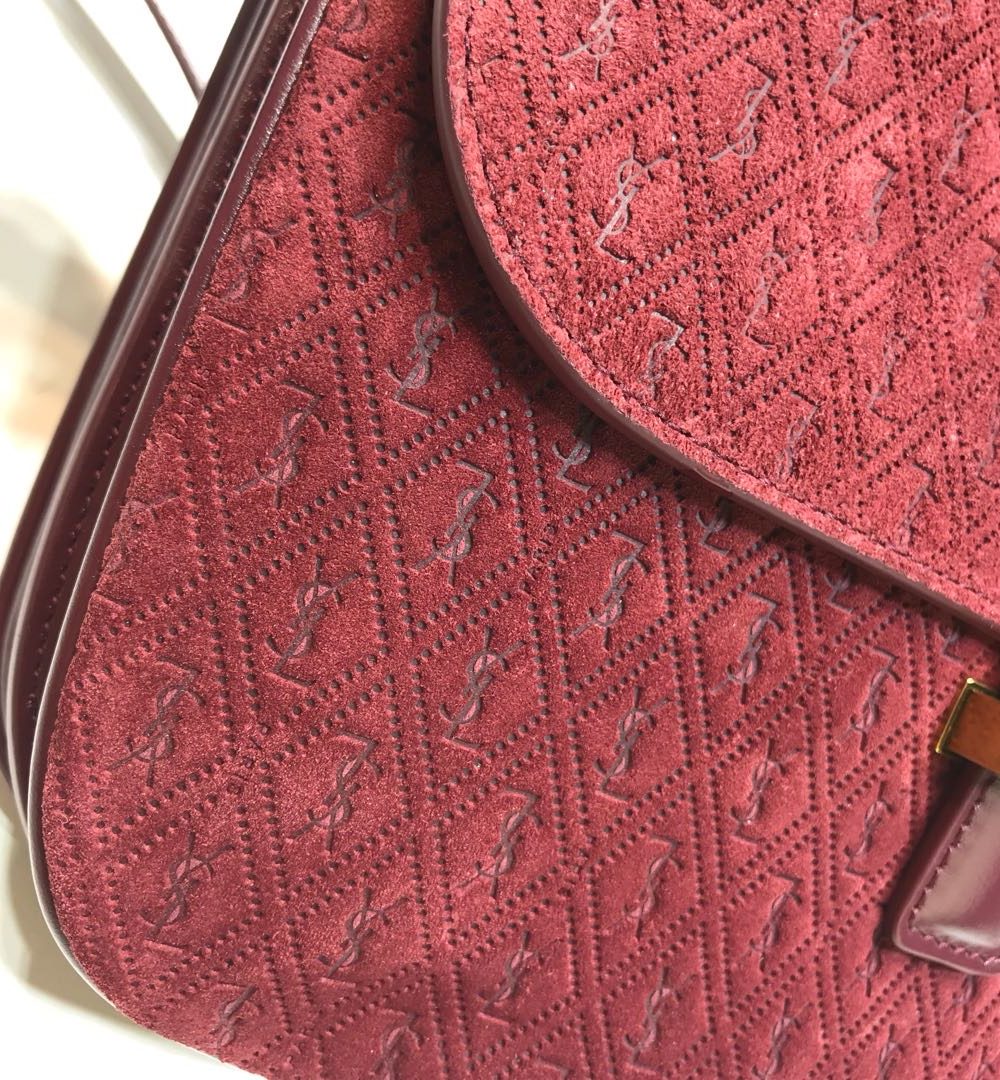 [REP 1:1] Saint Laurent Le Monogramme Small Satchel In Monogram Canvas And Smooth Bungurdy For Women 9in/23cm YSL