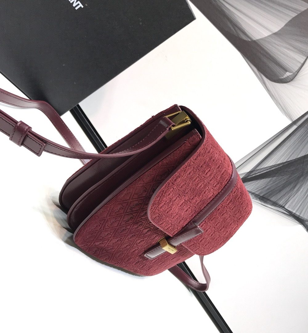 [REP 1:1] Saint Laurent Le Monogramme Small Satchel In Monogram Canvas And Smooth Bungurdy For Women 9in/23cm YSL