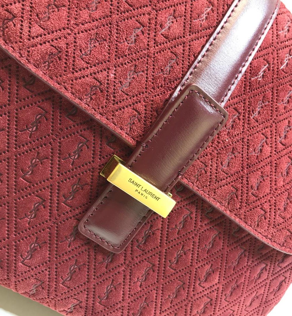 [REP 1:1] Saint Laurent Le Monogramme Small Satchel In Monogram Canvas And Smooth Bungurdy For Women 9in/23cm YSL