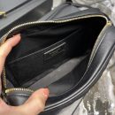 [REP 1:1] Saint Laurent Lou Camera Bag Black With Gold Hardware For Women 9in/23cm YSL 612544C4BW71000