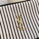 [REP 1:1] Saint Laurent Lou Camera Bag In Canvas Black And White For Women 9in/23cm YSL 612542FAACG9583