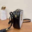 [REP 1:1] Saint Laurent Lou Camera Bag In Canvas Black And White For Women 9in/23cm YSL 612542FAACG9583