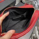 [REP 1:1] Saint Laurent Lou Camera Bag Red With Gold Toned Hardware For Women 9in/23cm YSL 612544DV7076008