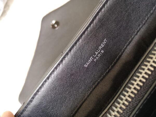 [REP 1:1] Saint Laurent Lou Lou Medium Chain Bag Black For Women 12.6in/32cm YSL 574946DV7281000