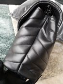 [REP 1:1] Saint Laurent Lou Lou Medium Chain Bag Black For Women 12.6in/32cm YSL 574946DV7281000