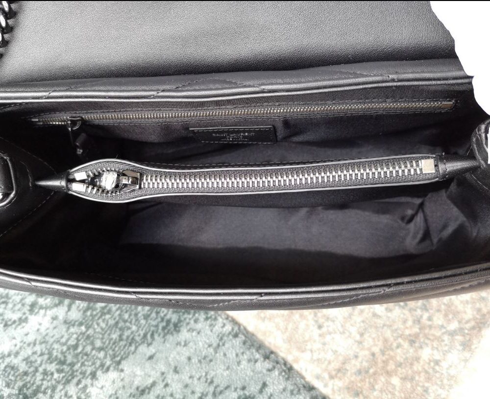 [REP 1:1] Saint Laurent Lou Lou Medium Chain Bag Black For Women 12.6in/32cm YSL 574946DV7281000