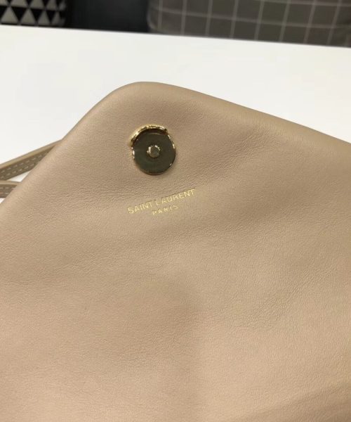 [REP 1:1] Saint Laurent Loulou Mini Shoulder Bag Beige For Women 7in/18cm YSL