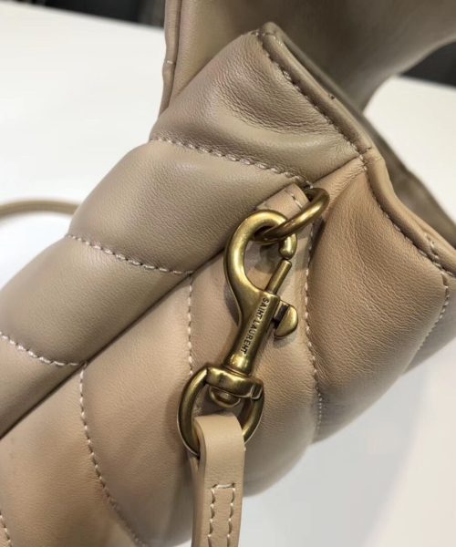 [REP 1:1] Saint Laurent Loulou Mini Shoulder Bag Beige For Women 7in/18cm YSL