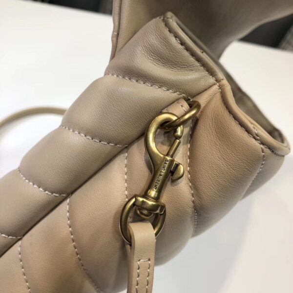 [REP 1:1] Saint Laurent Loulou Mini Shoulder Bag Beige For Women 7in/18cm YSL