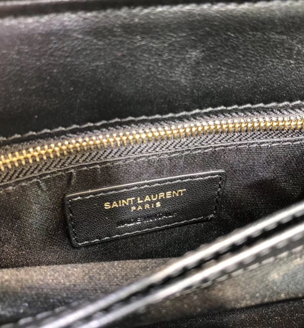 [REP 1:1] Saint Laurent Loulou Mini Shoulder Bag Black For Women 7in/18cm YSL