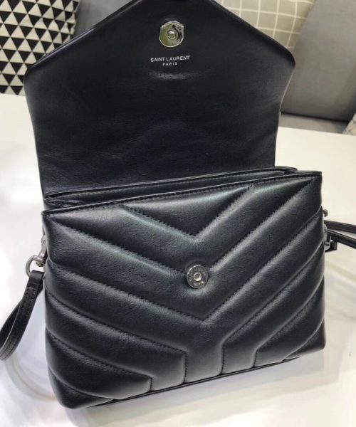 [REP 1:1] Saint Laurent Loulou Mini Shoulder Bag Black For Women 7in/18cm YSL