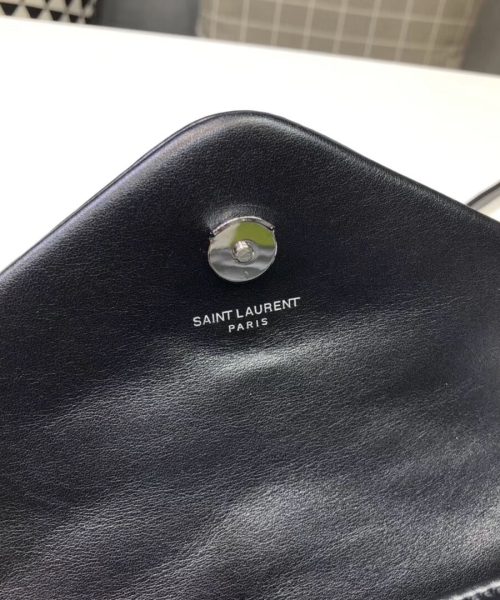 [REP 1:1] Saint Laurent Loulou Mini Shoulder Bag Black For Women 7in/18cm YSL