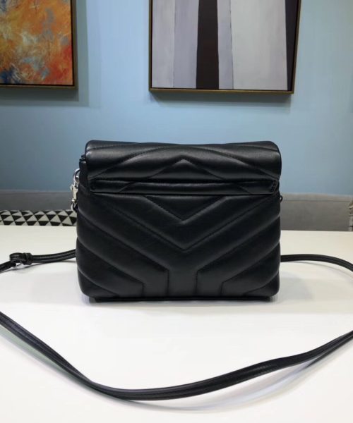 [REP 1:1] Saint Laurent Loulou Mini Shoulder Bag Black For Women 7in/18cm YSL