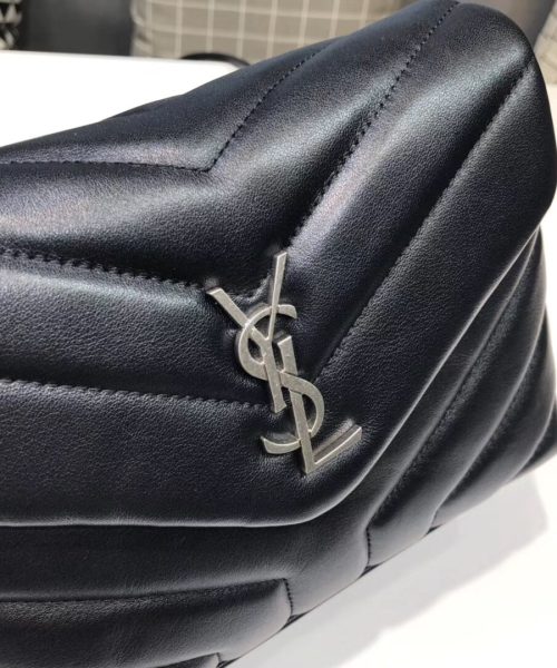 [REP 1:1] Saint Laurent Loulou Mini Shoulder Bag Black For Women 7in/18cm YSL