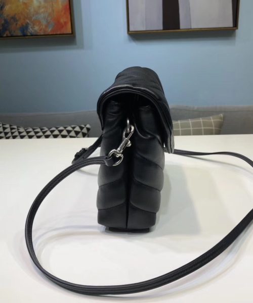 [REP 1:1] Saint Laurent Loulou Mini Shoulder Bag Black For Women 7in/18cm YSL