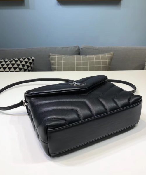 [REP 1:1] Saint Laurent Loulou Mini Shoulder Bag Black For Women 7in/18cm YSL