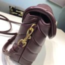 [REP 1:1] Saint Laurent Loulou Mini Shoulder Bag Burgundy For Women 7in/18cm YSL