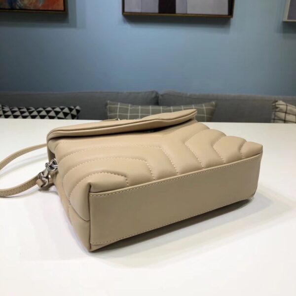 [REP 1:1] Saint Laurent Loulou Mini Shoulder Bag White For Women 7in/18cm YSL