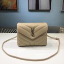 [REP 1:1] Saint Laurent Loulou Mini Shoulder Bag White For Women 7in/18cm YSL