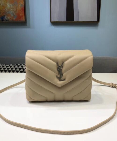 [REP 1:1] Saint Laurent Loulou Mini Shoulder Bag White For Women 7in/18cm YSL