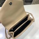 [REP 1:1] Saint Laurent Loulou Mini Shoulder Bag White For Women 7in/18cm YSL