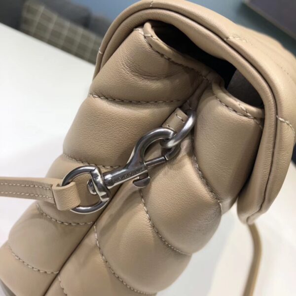 [REP 1:1] Saint Laurent Loulou Mini Shoulder Bag White For Women 7in/18cm YSL