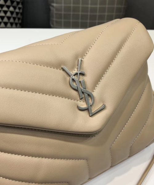 [REP 1:1] Saint Laurent Loulou Mini Shoulder Bag White For Women 7in/18cm YSL