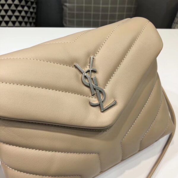 [REP 1:1] Saint Laurent Loulou Mini Shoulder Bag White For Women 7in/18cm YSL