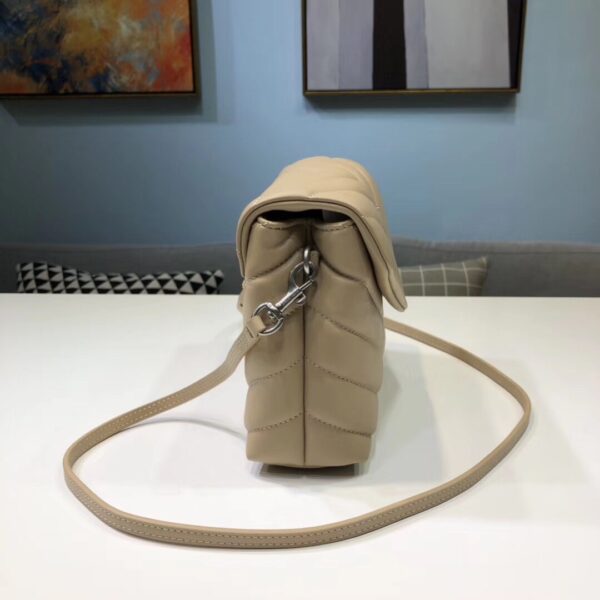 [REP 1:1] Saint Laurent Loulou Mini Shoulder Bag White For Women 7in/18cm YSL