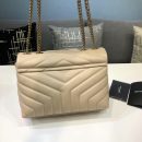 [REP 1:1] Saint Laurent Loulou Small Chain Bag In Matelassé "Y" Beige For Women 9.8in/23cm YSL 494699DV7272721