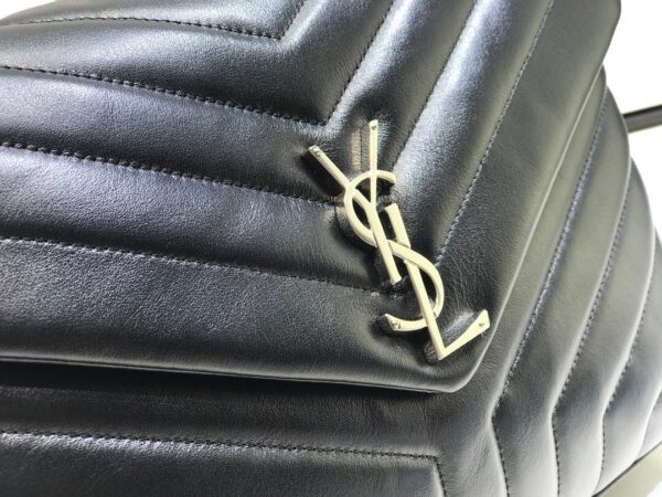 [REP 1:1] Saint Laurent Loulou Small Chain Bag In Matelassé "Y" Black For Women 9.8in/23cm YSL  494699DV7261000