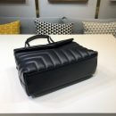 [REP 1:1] Saint Laurent Loulou Small Chain Bag In Matelassé "Y" Black For Women 9.8in/23cm YSL 494699DV7281000