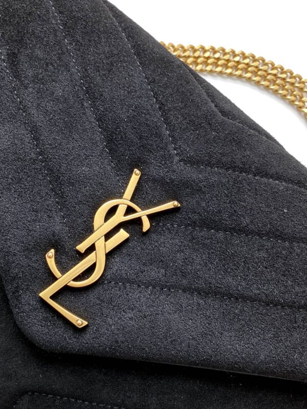 [REP 1:1] Saint Laurent Loulou Small Chain Bag In "Y" Black With Gold Hardware For Women 9.8in/23cm YSL 4946991U8671000