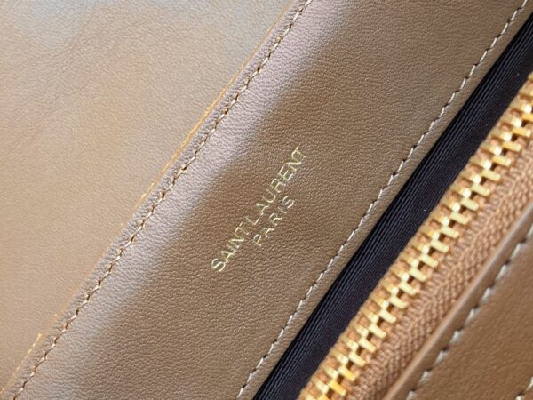 [REP 1:1] Saint Laurent Loulou Small Chain Bag In "Y" Brown With Gold Hardware For Women 9.8in/23cm YSL 4946991U8C77761