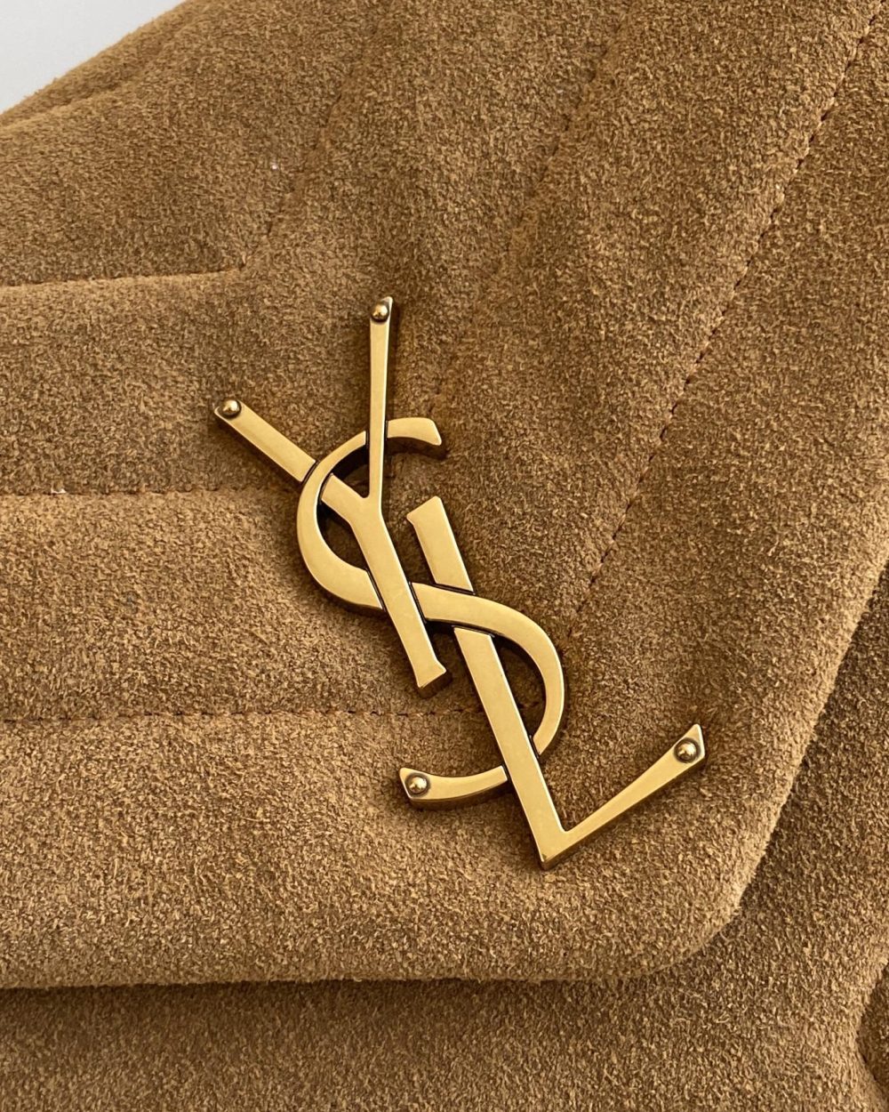 [REP 1:1] Saint Laurent Loulou Small Chain Bag In "Y" Brown With Gold Hardware For Women 9.8in/23cm YSL 4946991U8C77761