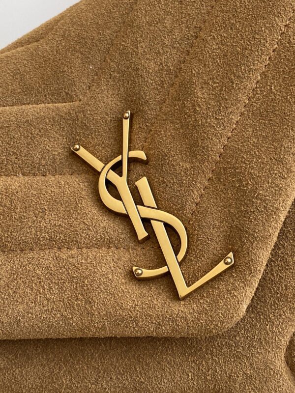[REP 1:1] Saint Laurent Loulou Small Chain Bag In "Y" Brown With Gold Hardware For Women 9.8in/23cm YSL 4946991U8C77761