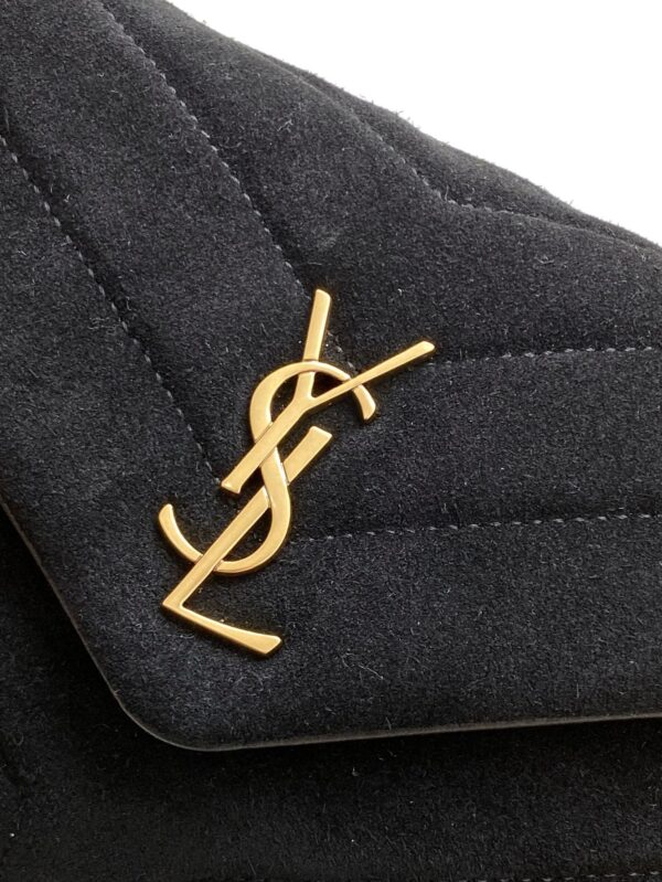 [REP 1:1] Saint Laurent Loulou Toy Strap Bag With Gold Hardware For Women 7.8in/20cm YSL 6784011U8271000