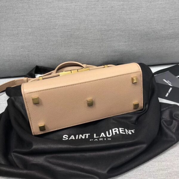 [REP 1:1] Saint Laurent Manhattan Nano Shopping Bag In Box Beige For Women 8.2in/21cm YSL