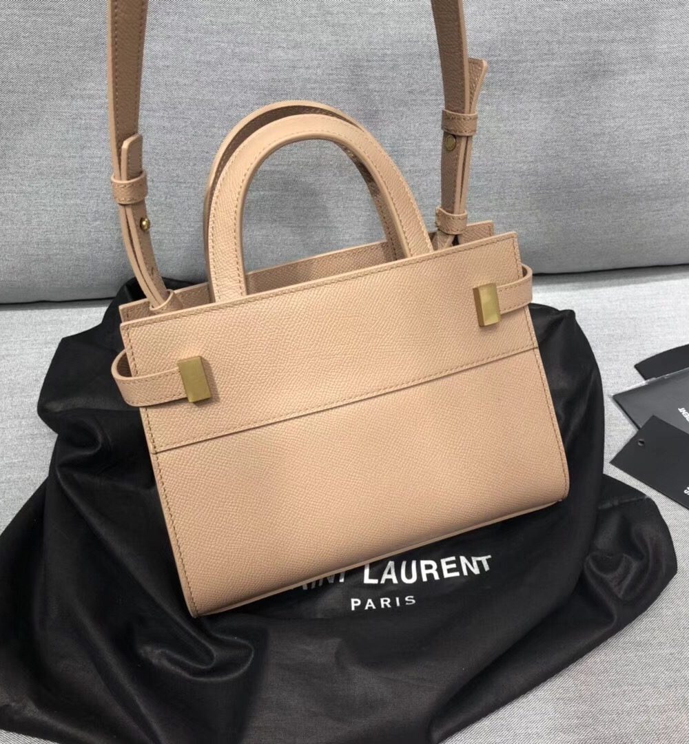 [REP 1:1] Saint Laurent Manhattan Nano Shopping Bag In Box Beige For Women 8.2in/21cm YSL