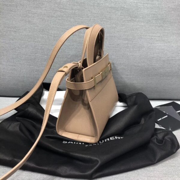 [REP 1:1] Saint Laurent Manhattan Nano Shopping Bag In Box Beige For Women 8.2in/21cm YSL