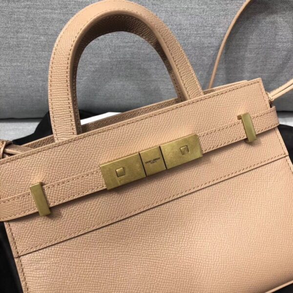 [REP 1:1] Saint Laurent Manhattan Nano Shopping Bag In Box Beige For Women 8.2in/21cm YSL
